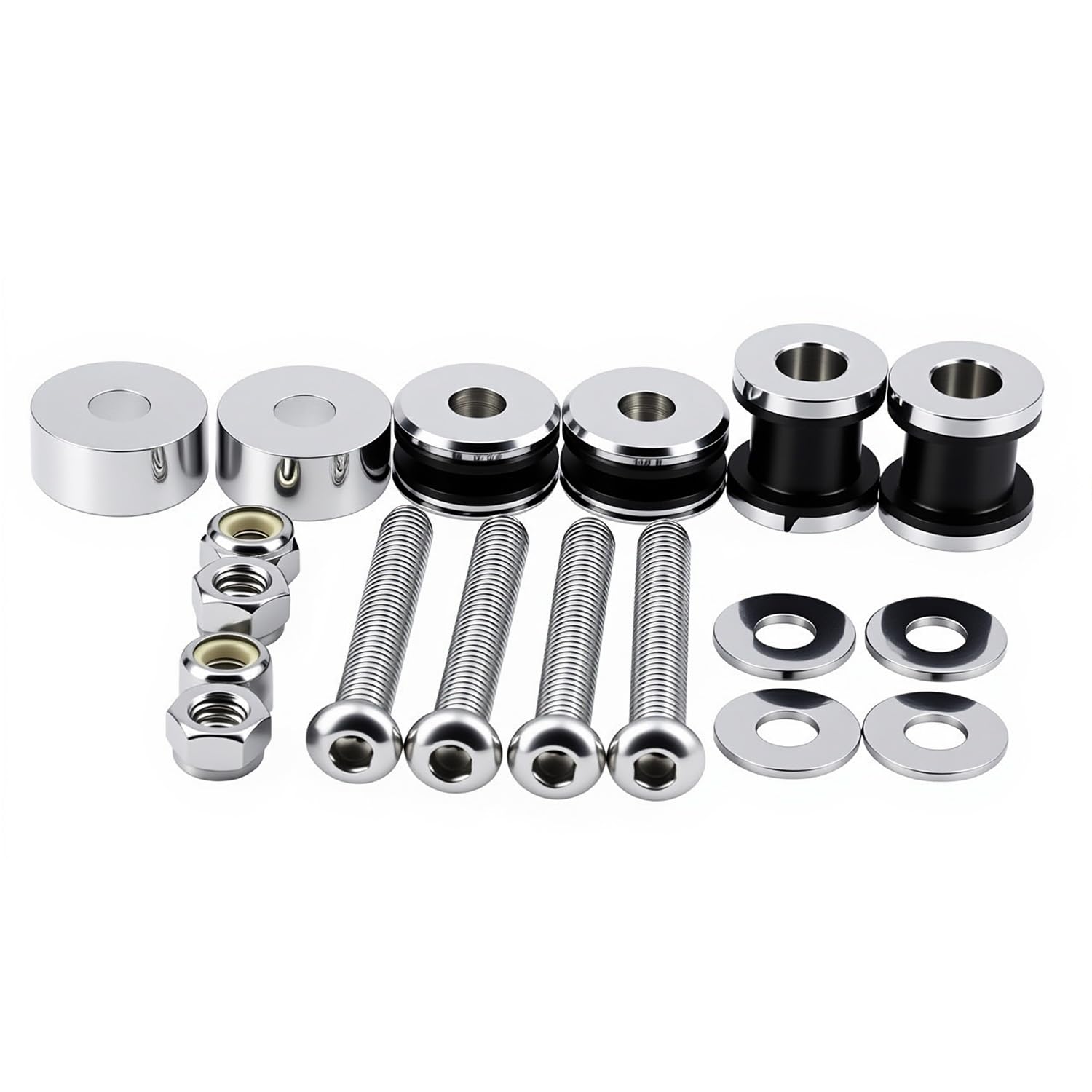 Motorcycle Sissy Bar Docking Hardware Kit for Harley Touring FLSTC FXSTSB FXSTS FXSTC FLSTF FXST FXSTB FLSTN 1984-2025