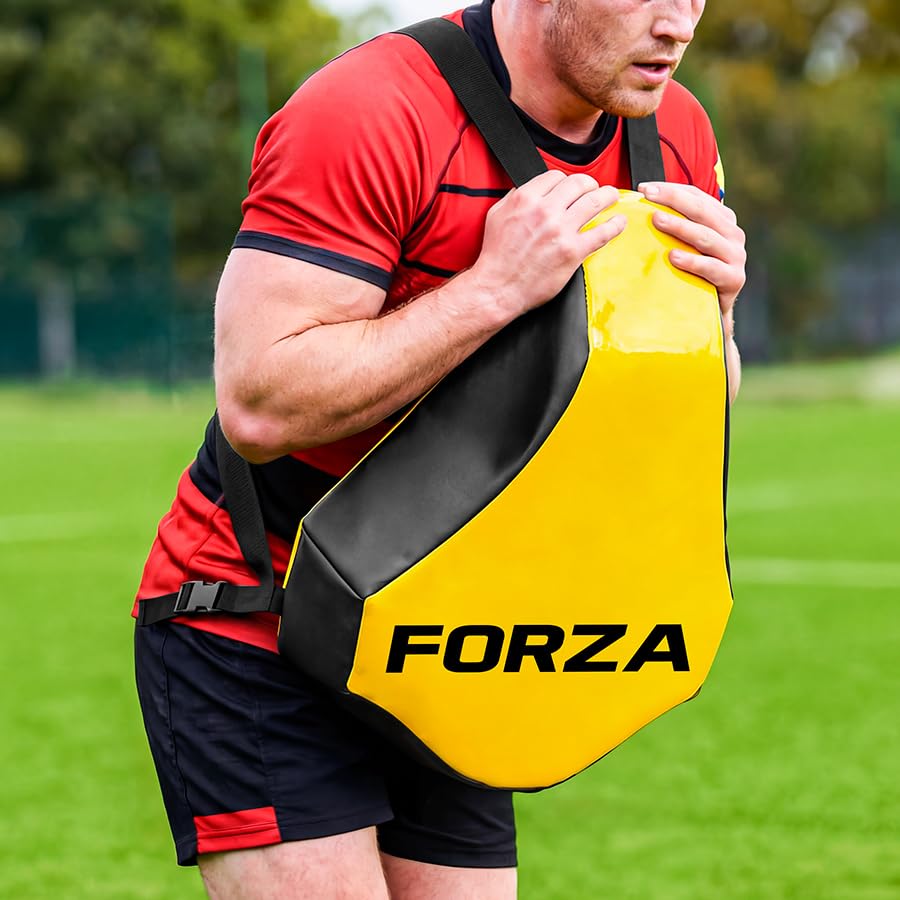 FORZA Rugby Body Tackle Pad – Senior Rugby Training Pad with High-Density Foam for Safe Tackling & Contact Drills