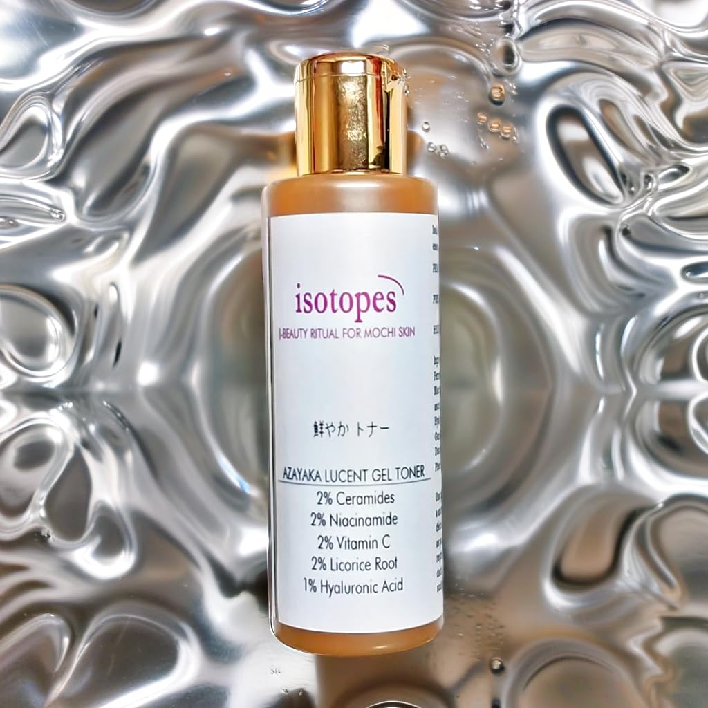 J-Beauty Azayaka Lucent Gel Toner | Advanced Brightening & Skin Barrier Repair| 2% Active Complex + Ceramides + Vitamin C + Niacinamide | Pregnancy Safe| Handmade| 100ml