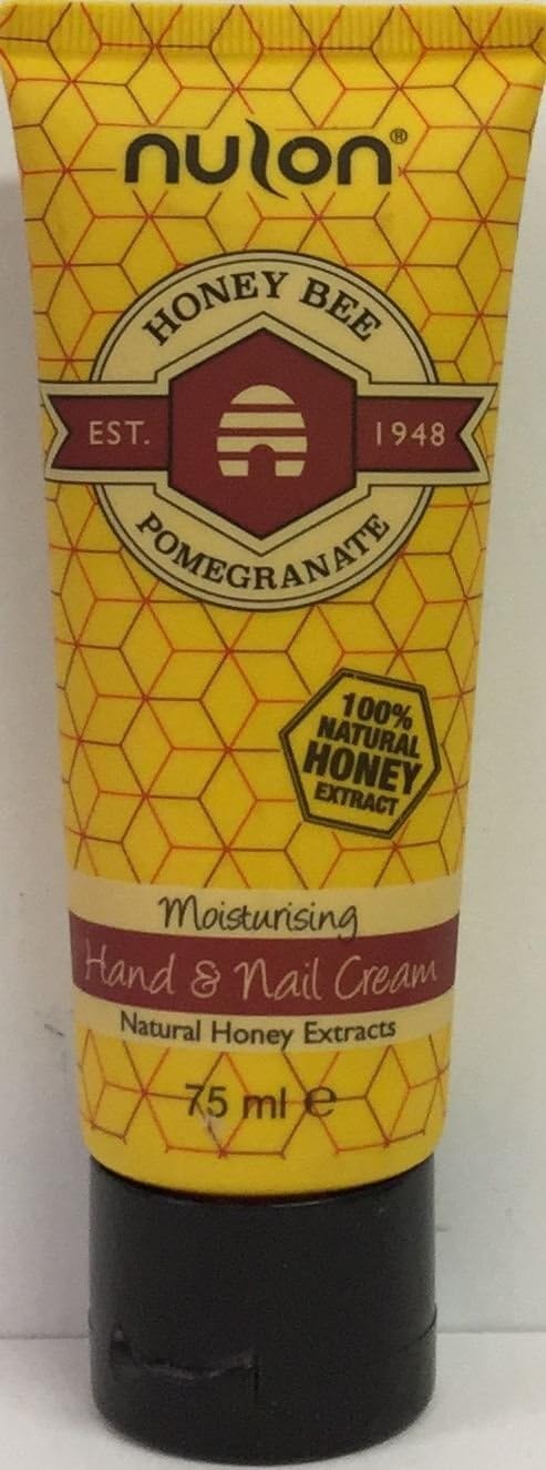 Nulon Honey Bee Pomegranate Moisturising Hand & Nail Cream, 75 ml
