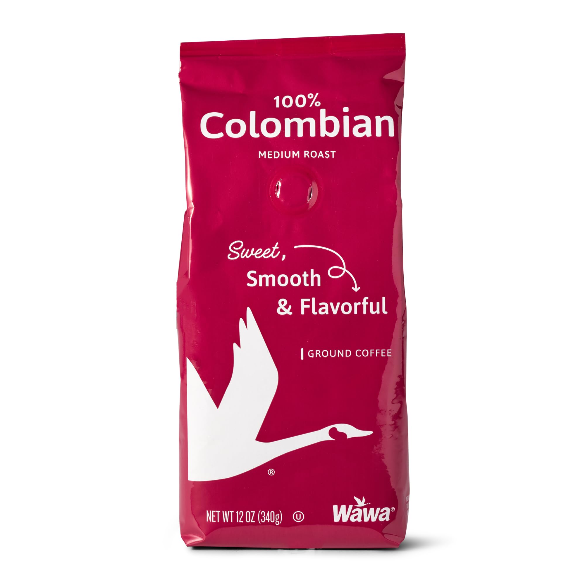 Sponsored Ad - Wawa Ground Coffee Colombian Medium Roast, 12 oz Bag, Medium Bodied Blend with Chocolate & Fruit Notes, For Hot or Iced Coffee, 100% More Responsibly Sourced from Rainforest Alliance Certified Farms