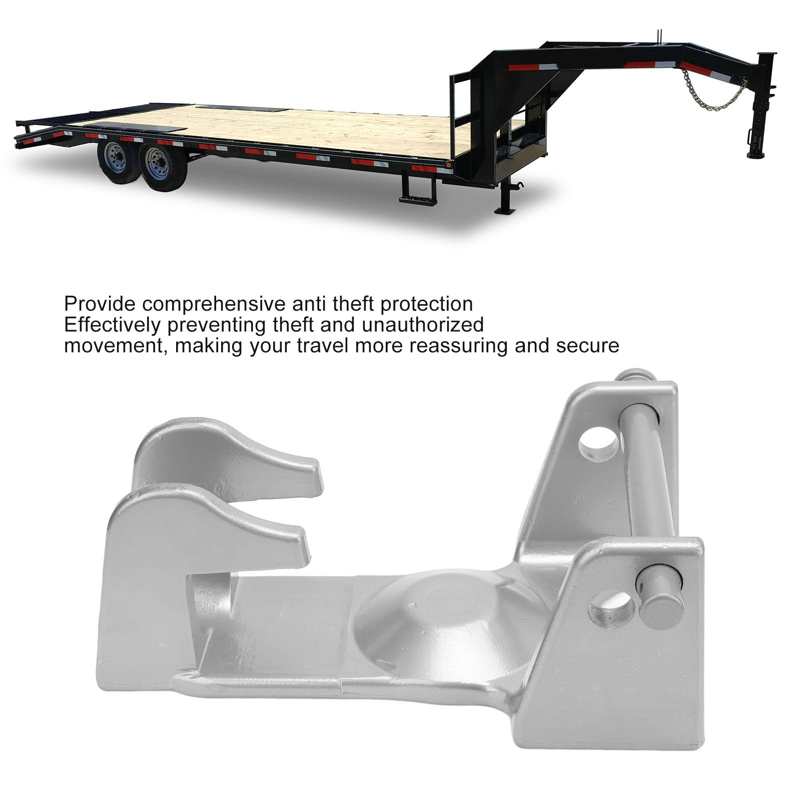 Gay Hitch Lock 3/4in Pin Aleación de Zinc Mejora la Seguridad Alta Resistencia Pesado Remolque de Animales Transportador de Animales RVS Acoplador Seguro