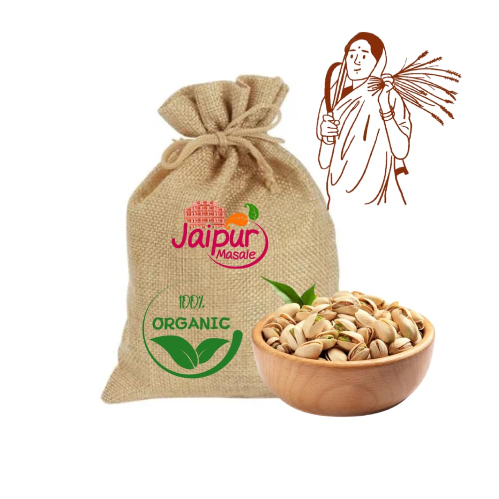 SHAAN-E JAIPUR Salted Pista | Lightly Roasted & Salted Pistachios | 100% Natural | Rich in Protein & Fiber | Fresh, Crunchy & Flavorful Snack|(2kg)