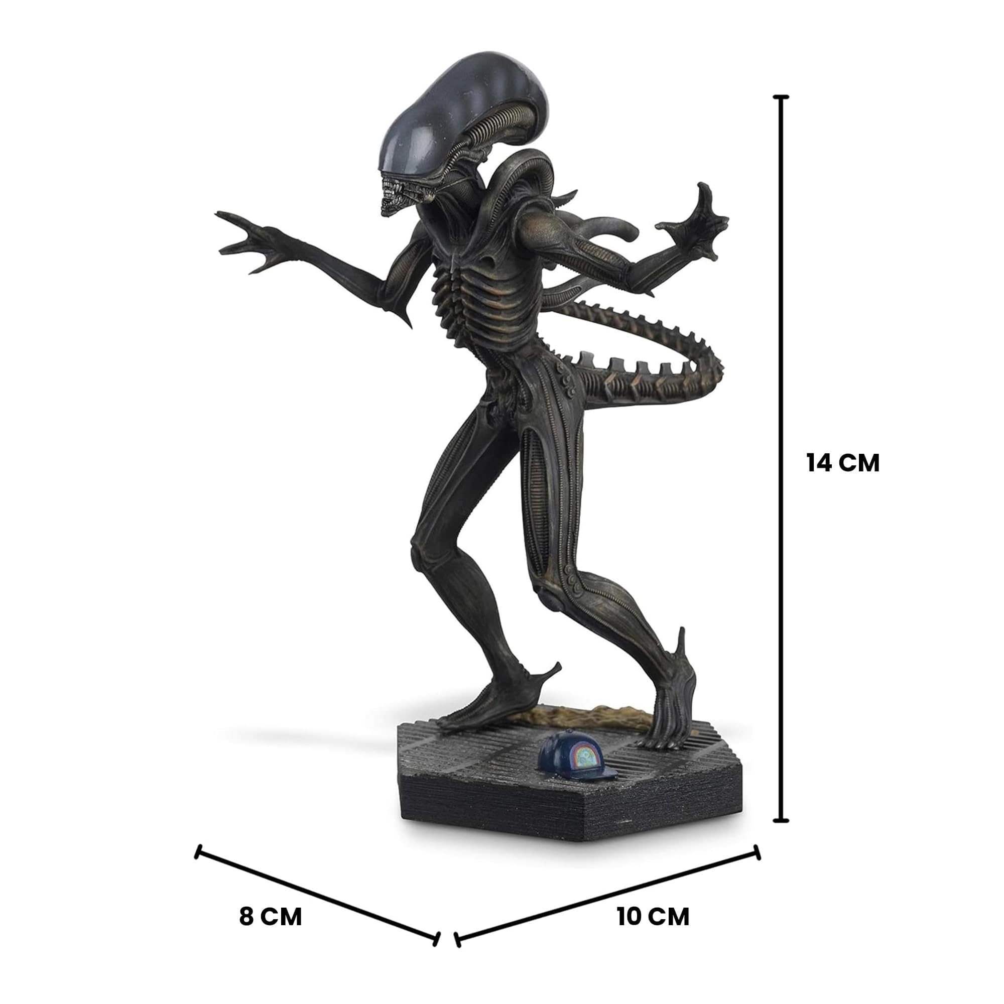 Eaglemoss Alien & Predator Figura Colección Especial #6: Aliens Rogue Xenomorph King Figura De Resina