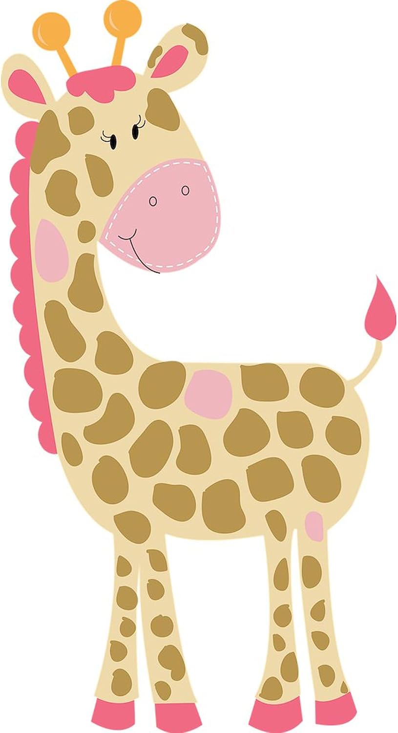 CafePress Jungle Jill Pink Giraffe Women's Light Pajamas Women's Novelty Cotton Pajama Set, Comfortable PJ Sleepwear