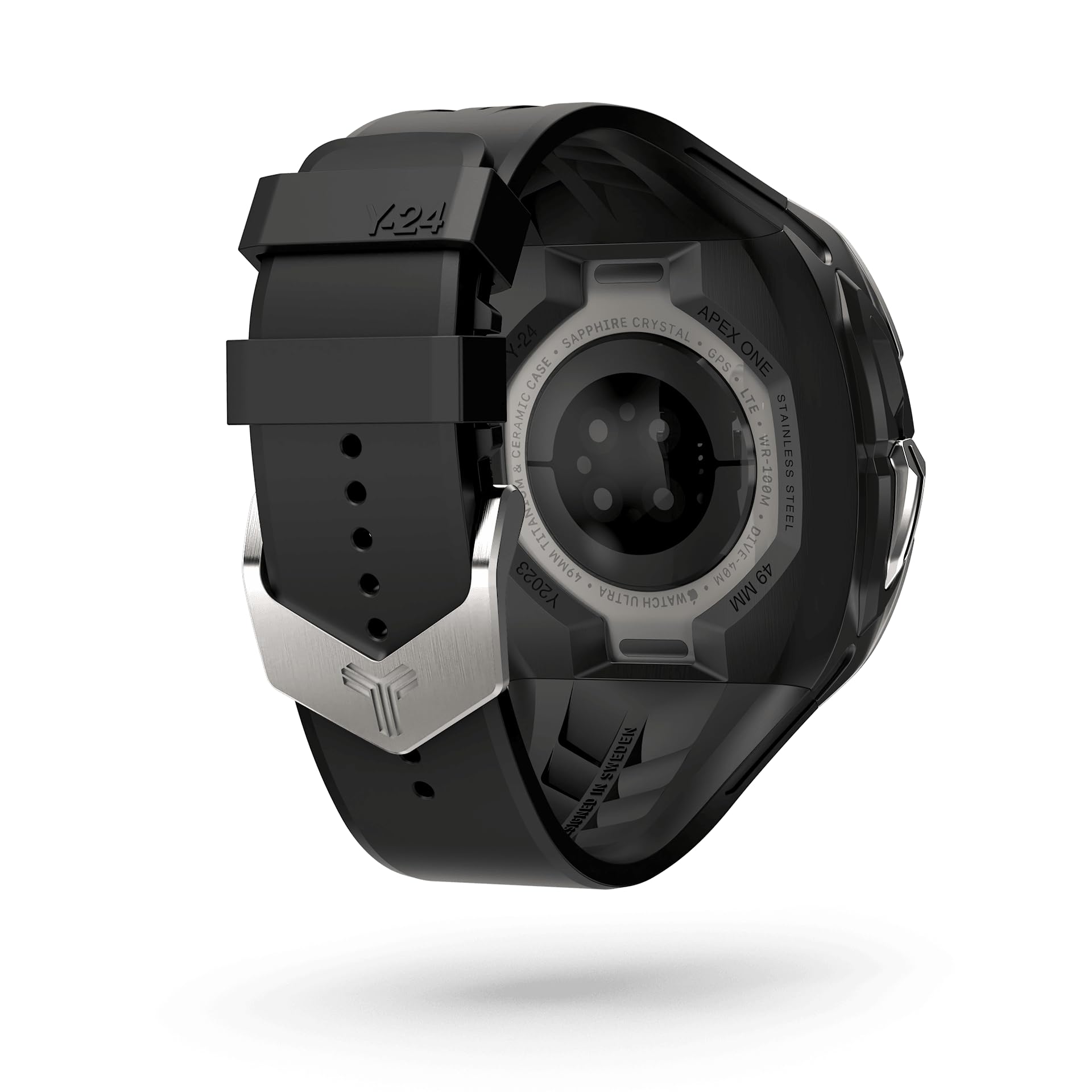 Y24 - Apple Watch Case - Xinyi - 49 mm Stainless Steel : Y24  