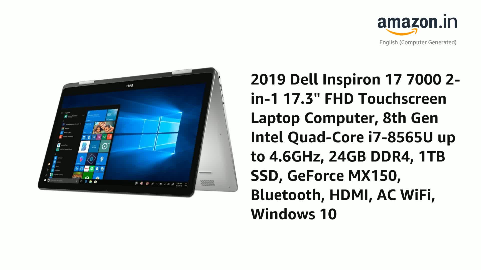2019 Dell Inspiron 17 7000 2-in-1 17.3