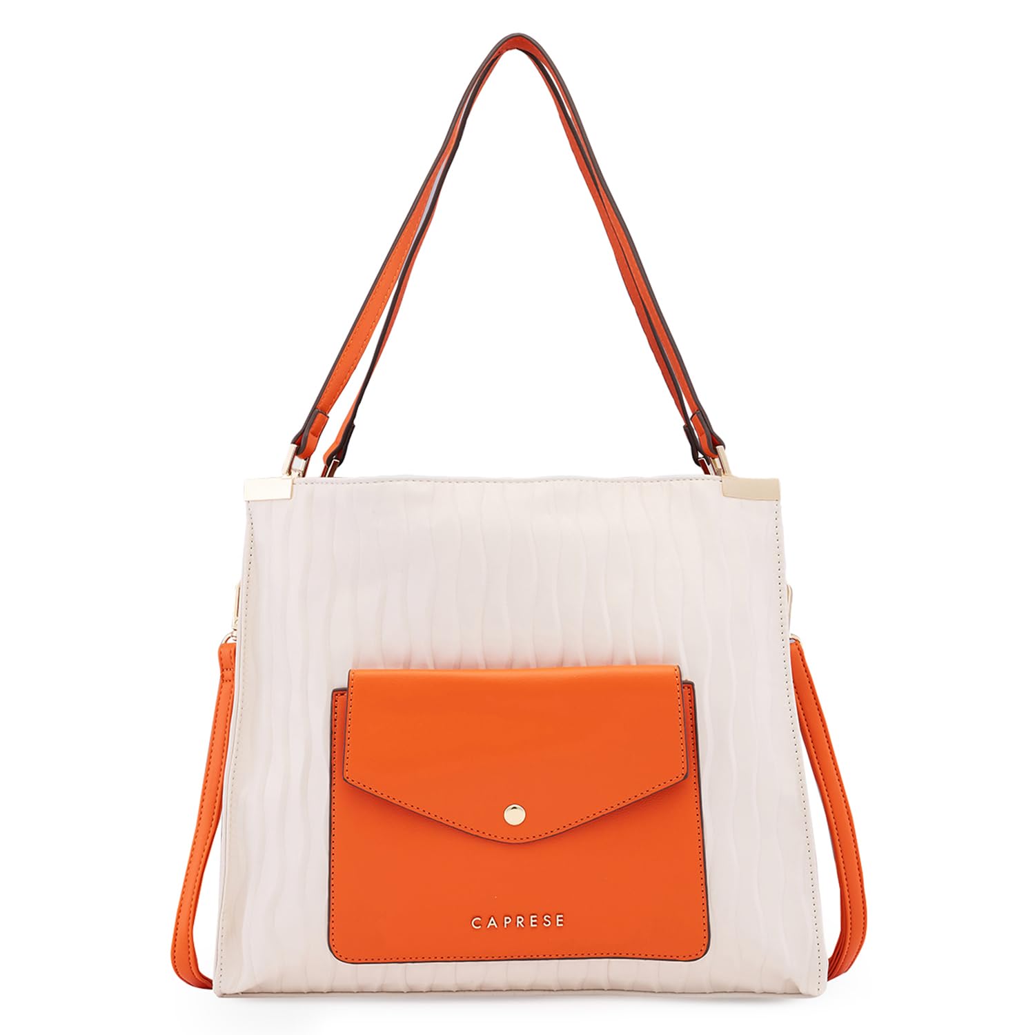 Caprese Shyla Hobo, Cream-Large | Self Designed Shoulder Bag for Women with Easy Front Access Pocket | Secure Top Zip | Perfect for Casual & Daily Use (B0DDCNK37M) Amazon Price History, Amazon Price Tracker