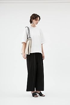 MIESROHE ミースロエ ペーパーバッグギャザーハーフパンツ 黒 ナイロン MIESROHE（ミースロエ）の「ペーパーバッグギャザーハーフPT