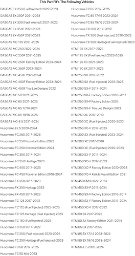 Miniatura 3 de TUSK Billet WP Perillas de ajuste de horquilla rojas para KTM 450 XC-F 2017-2022