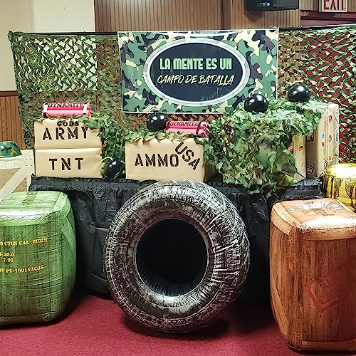Image of LOOGU Custom Woodland Camo Netting Camping Military Hunting Camouflage Net 6.5 x 10ft, 6.5 x 26ft, 10 x 10ft, 10 x 13ft, 10 x 16.5ft, 13 x 16.5ft, 16.5 x 20ft, 20 x 20ft