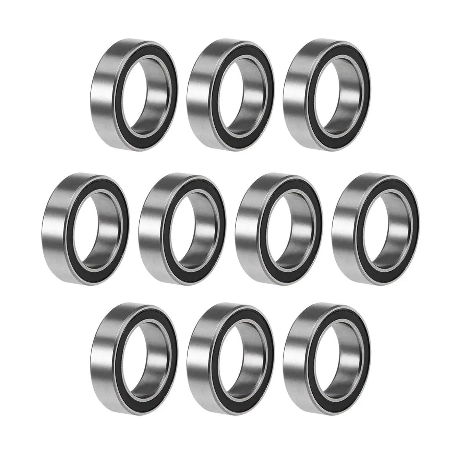 VSPPJYFG 10PCS 6700ZZ 6700 2RS RS 6700-2RS 10x15X4 mm Miniature Rubber Sealed deep Groove Ball Bearing ABEC-5(ABEC 5)