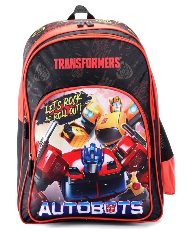 striders Transformers 18 inches School Bag Roll Out to School in Transformers Fashion Age (8 yr and 8 yr Plus)-picture-12