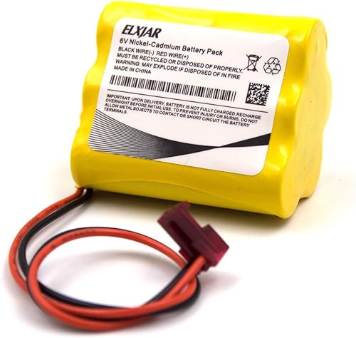 Miniatura 2 de YUTSUJO Paquete de 5 baterías AA Ni-CD de 6 V de repuesto para Sure-Lite 026-149, SL026-149, SL 026-149, ANIC1204, Energizer 41B020AF17201, Dantona