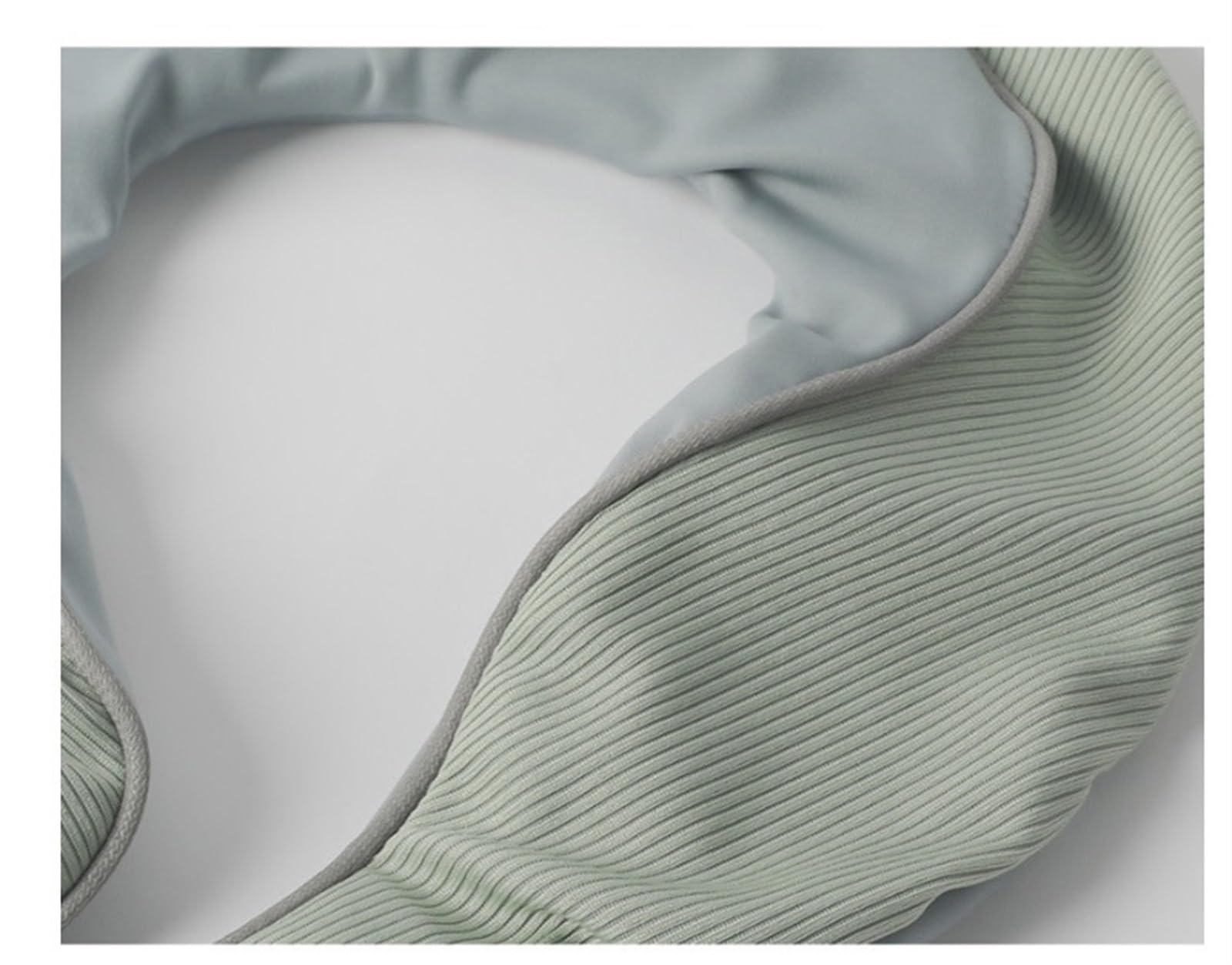 Cojín De Viaje Avión Almohada De Viaje Espuma Viscoelástica para El Cuello, Lavable, para Avión O Coche Coche Tren Oficina(Grey)