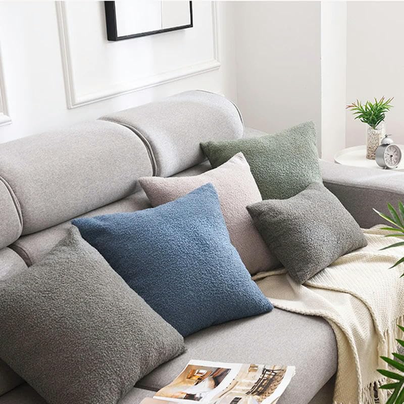 Fodera Cuscino In Peluche Shaggy - Morbida E Decorativa, Per Divano O Letto