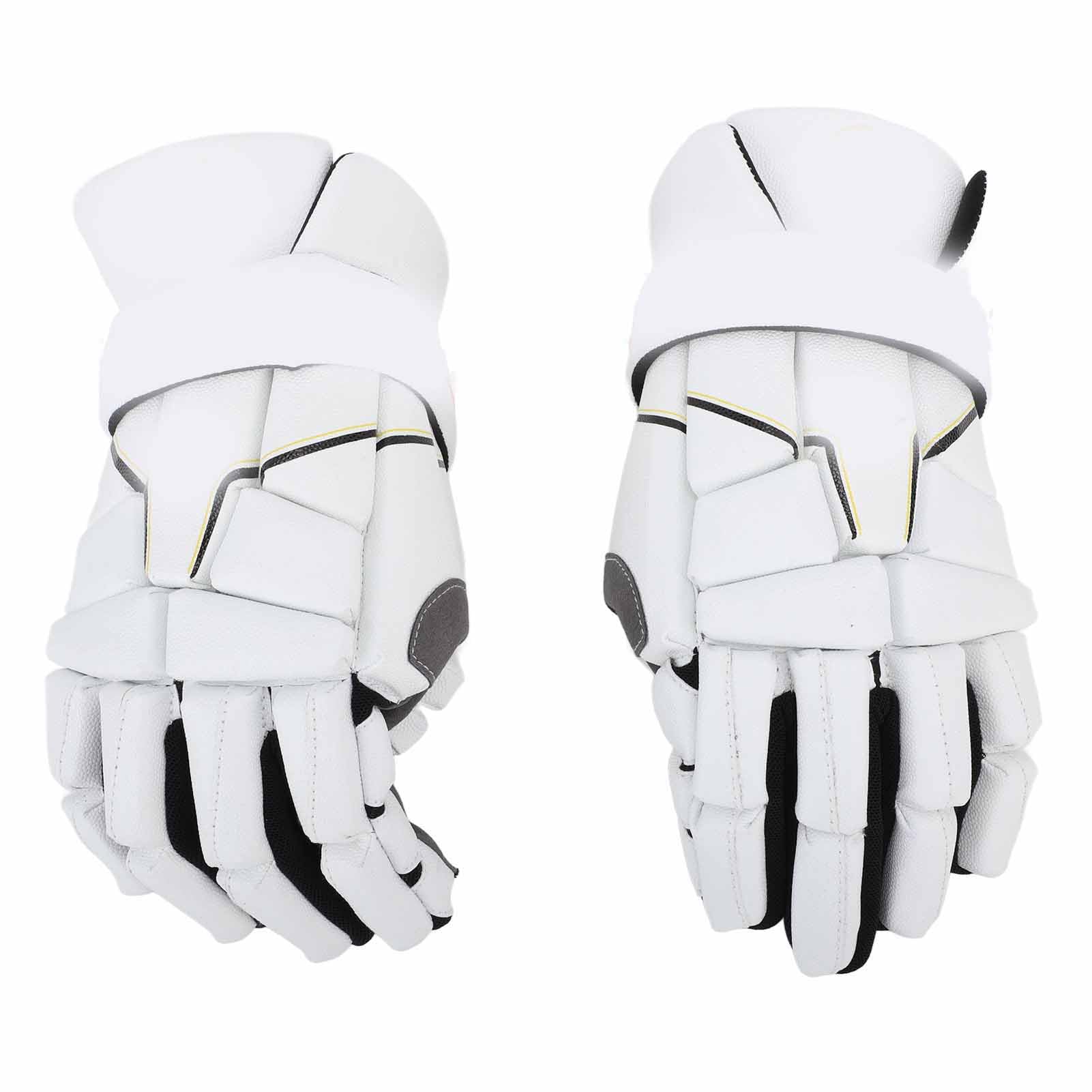Men Guantes de Lacrosse Guantes de Hockey sobre Hielo Flexibles Ajetre Fuerte Sudor Transpirable Malvia ventilada Palma ventilada