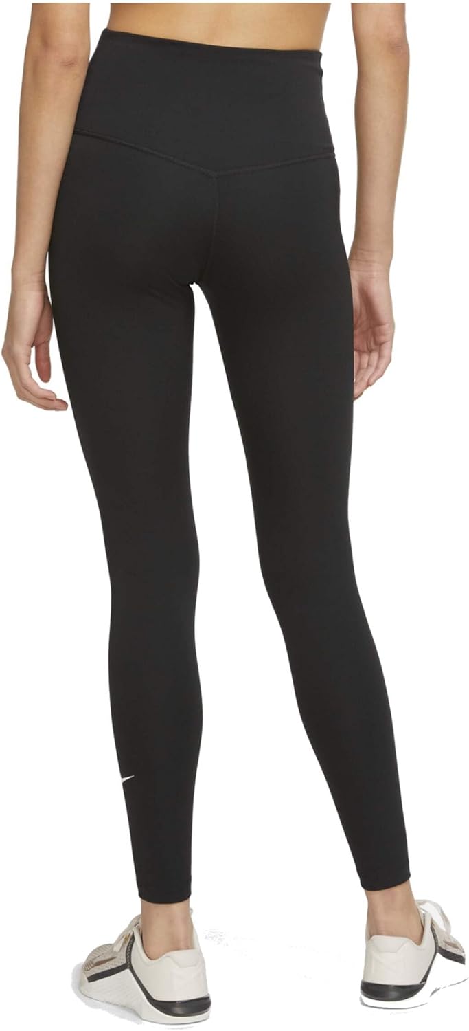 NIKE W NK ONE DF HR TGHT Black/White