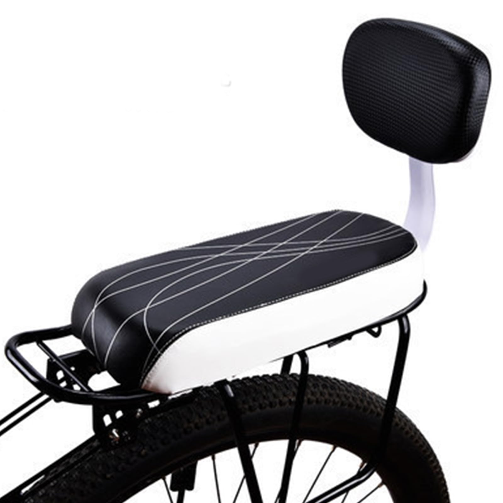 Ensemble de Repose-Pieds et accoudoirs pour sièges arrière de vélo, Porte-bébés de sécurité pour, sièges de vélo pour bébé avec accoudoir et Dossier, vélo pour Enfant avec Dossier