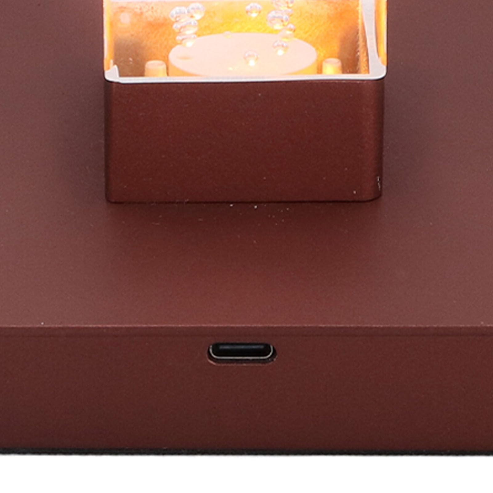 Lámpara de Mesa Inalámbrica LED, Control Táctil Recargable, IP54, Resistente Al Agua, Atenuación Continua, Luz Decorativa de Escritorio para el Hogar y Al Aire Libre (BROWN) (BROWN)