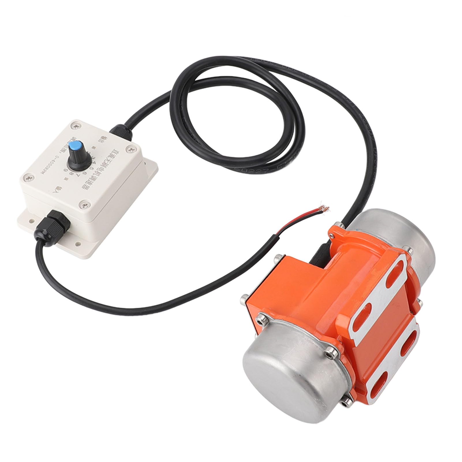 DC 12V Brushless Mini Concrete Vibrator, Aluminum Alloy Vibration Motor 4000RPM Vibrating Vibrators Adjustable Speed Brushless DC Concrete Vibrator