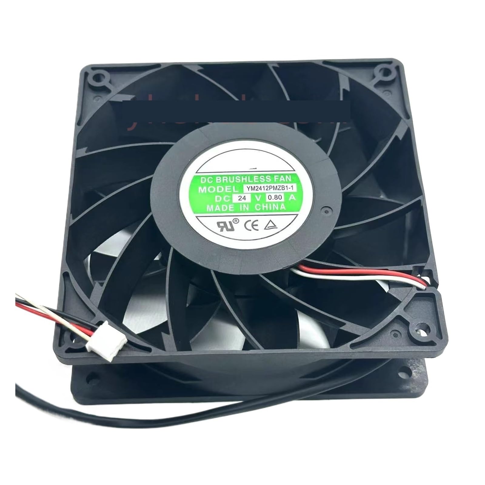 UITGVDQAT YM2412PMZB1-1 DC 24V 0.8A 120x120x38mm 3-Wire Server Cooling Fan