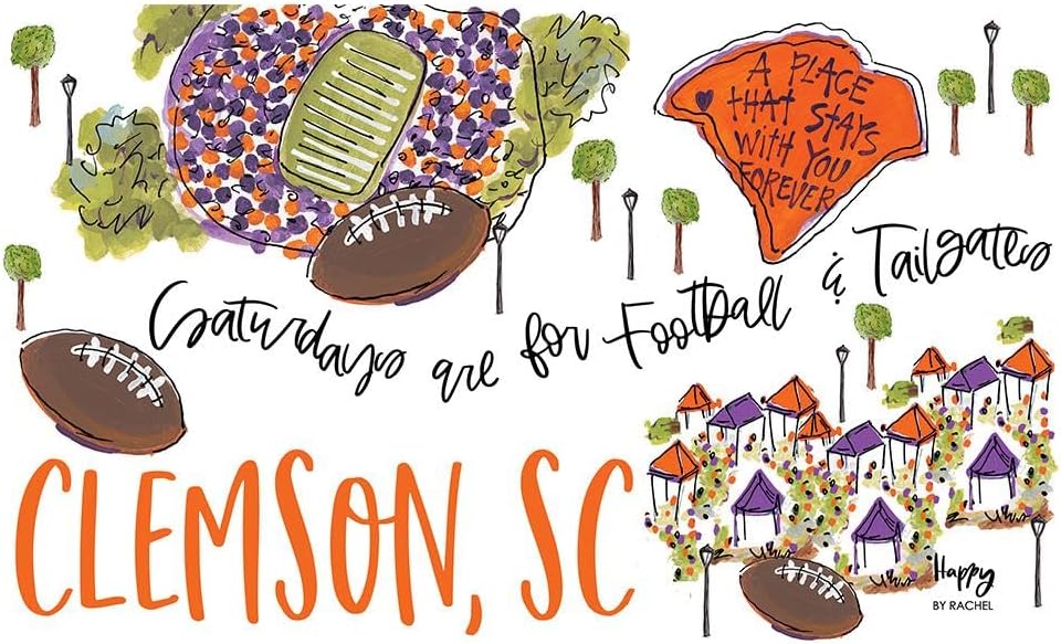 Swig Life 40oz Mega Mug, 40 oz Tumbler with Handle and Straw, Cup Holder Friendly, Dishwasher Safe, Extra Large Insulated Tumbler, Stainless Steel (Saturdays in Clemson) - Image 2