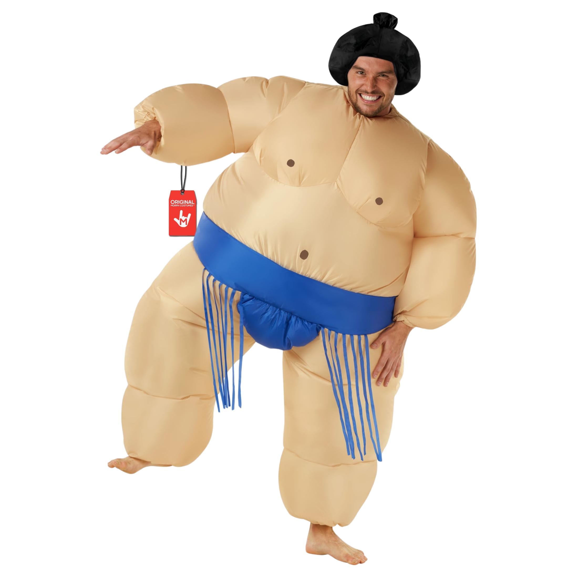 Morph Disfraz inflable de luchador de sumo; disfraz de sumo inflable, disfraces de Halloween para hombres, disfraces de Halloween para hombre