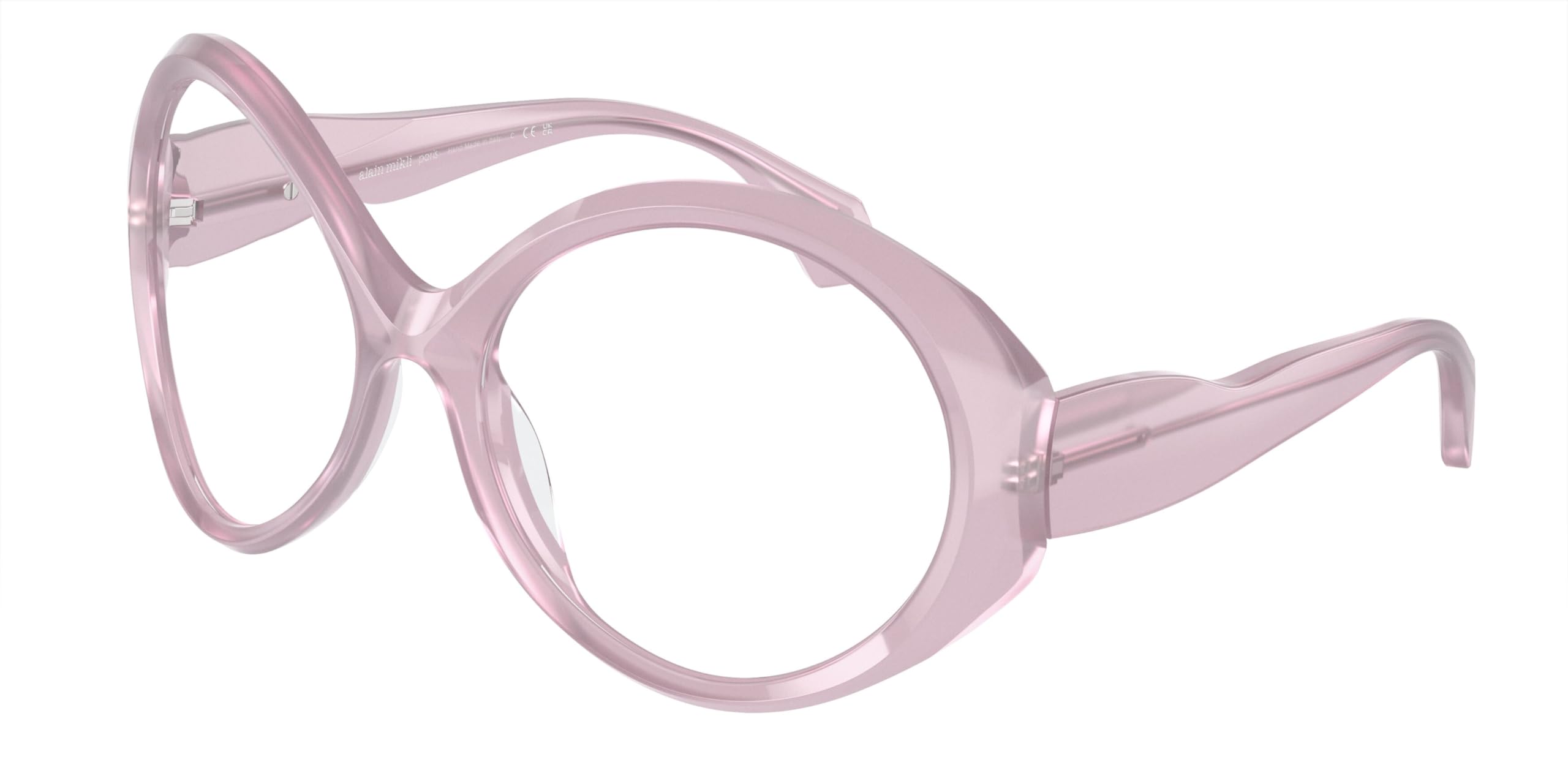 Alain Mikli Sunglasses A 5503 003 CT Opal Pink Photo Clear To Amber