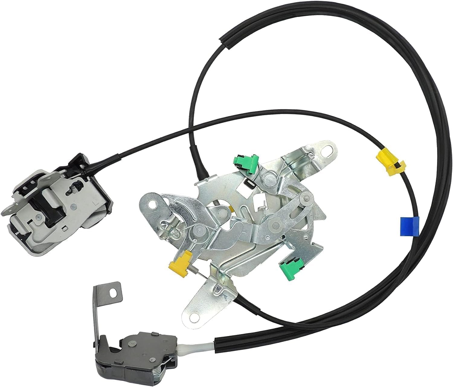 HiSport Rear Door Lock Latch &amp; Cable 6C3Z28264A00A Right Passenger Side - Compatible with Ford F250 F350 F450 F550 Super Duty Extended Cab 1999-2007 - Replaces 6C3Z-28264A00
