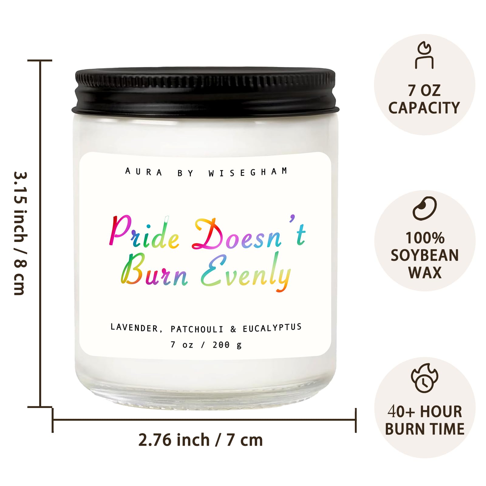 Pride Gifts - Candela profumata
