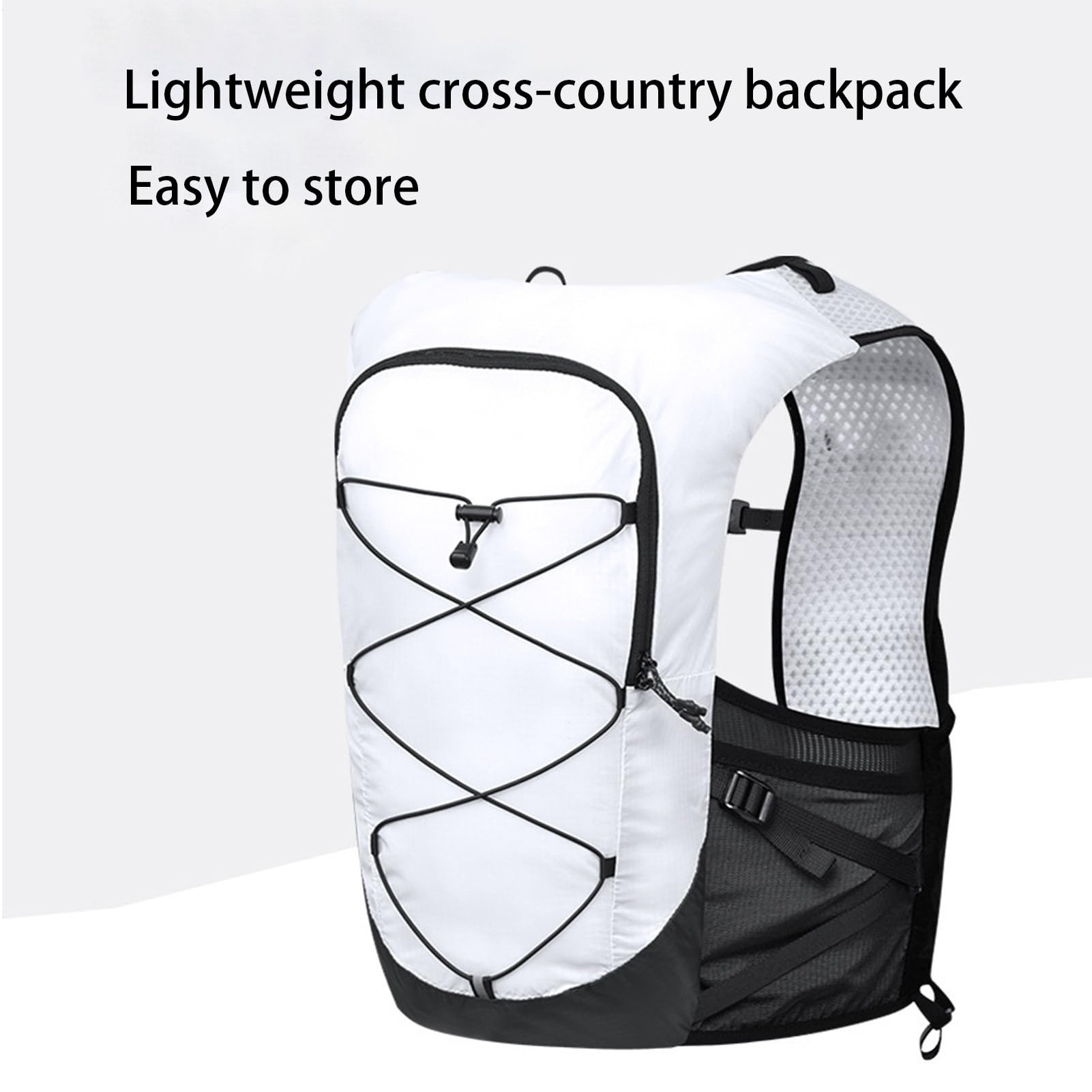 Gilet de course, sac à dos de sport en plein air, sac à dos de course Sports Trail - Intégration de sac à dos d'hydratation, bretelles souples, sacs à dos à boire de vélo