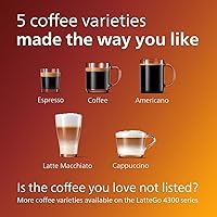 Vista 3 de Philips - Cafetera de expreso 3200 Series totalmente automática, con espumador de leche LatteGo y café helado, 5 variedades de café, pantalla táctil