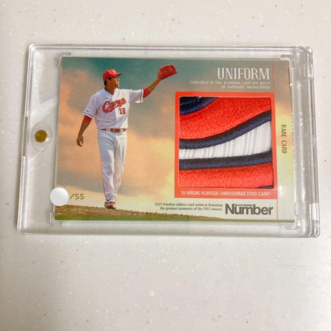 広島カープ 黒田博樹 パッチカード 限定55枚 Number Number【黒田博樹