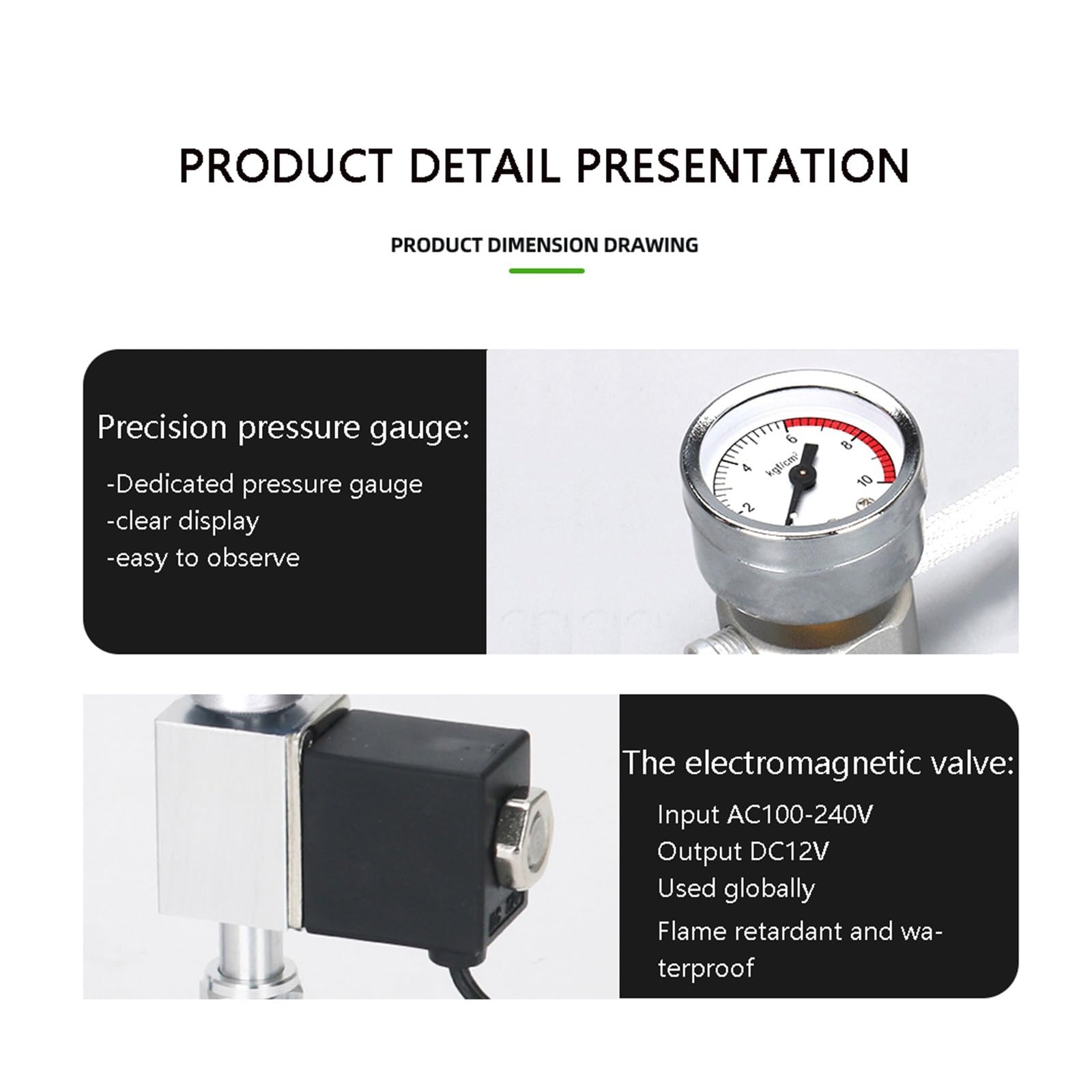 Générateur de CO2 DIY for Aquarium, diffuseur de Compteur de Bulles avec électrovanne, kit de réacteur de dioxyde de Carbone for Le contrôle des Plantes Aquatiques(B)