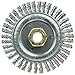 Weiler 79811 4-1/2" Dually Root Pass Weld Cleaning Brush.020" Stainless St Wire Fill, 5/8"-11UNC Double-Hex Nut, Made in The USA (Pack of 5)