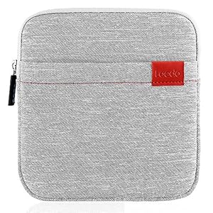 Lacdo Externer CD DVD USB Laufwerk Festplattentasche Schutzhülle für HP F6V97AA#ABB/Asus U9M U7M / LG GP57ES40 / Dell Slim DW316 / Apple SuperDrive Brenner Stoßfest Wasserdicht Tragetasche, Grau