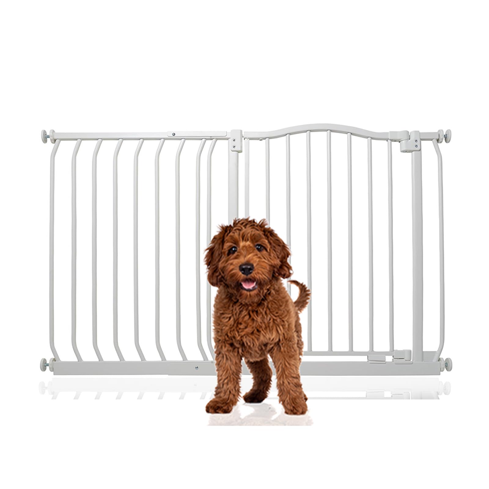 Bettacare Pressure Fit Dog Gate - 116cm - 125cm - White