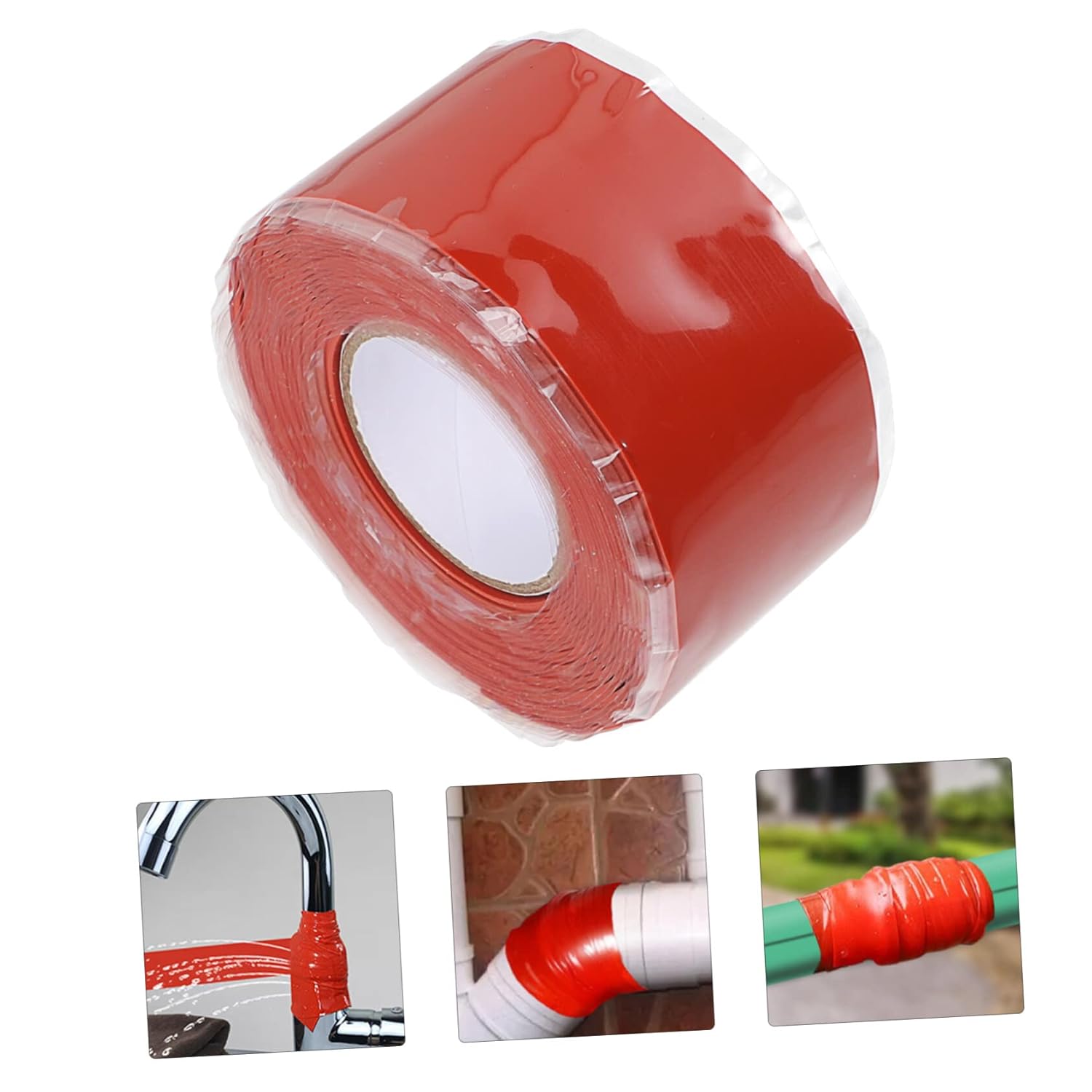 5pcs Flexible Seal Tape Repair Tape for Leaks Silicone Rubber Waterproofing