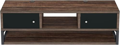 Miniatura 7 de LITTLE TREE Floating TV Stand, Wall Mounted Under TV Floating Shelf with Doors, 3-Tier Entertainment Center Console Cabinet with Storage for Living