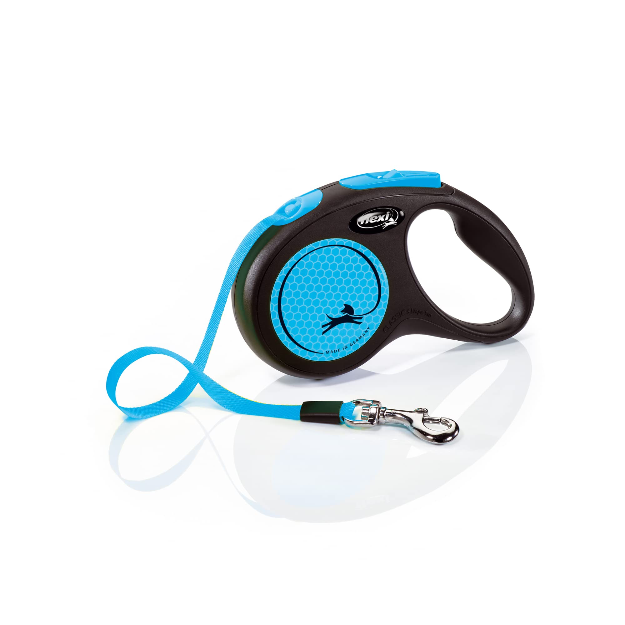 Laisse rétractable Flexi Neon S évite les tractions brutales des chiens de 15kg