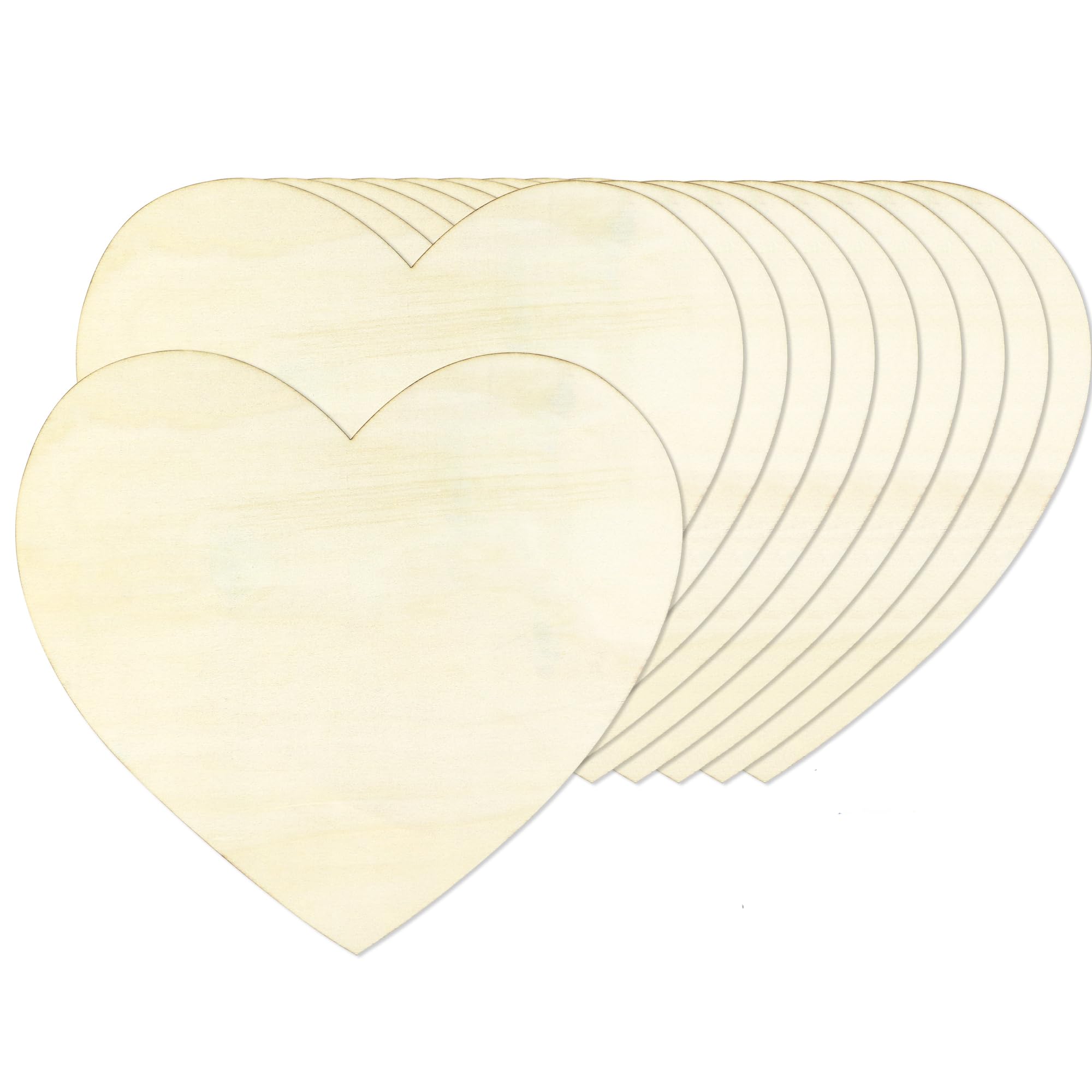 Wooden Hearts ウッデンハーツ Amazon.com: KEJJNYER 10 Pack 12 Inch Wooden Hearts for Crafts