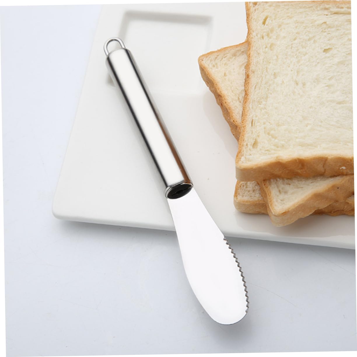 Cabilock 2pcs Stainless Steel Baking Spatula Cake Decorating Tools Spreadable Butter Knife Cheese Spatula for Cake Icing Baking Gadget