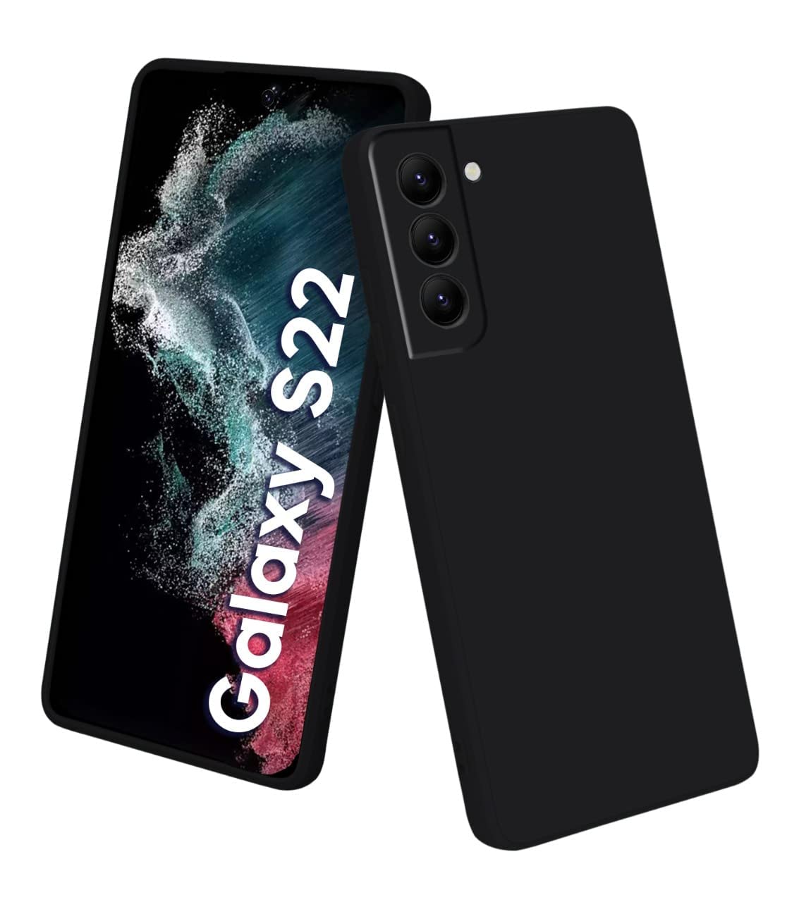 TRUEUPGRADE Back Cover Case for Samsung Galaxy S22 5G Back Cover Case | Soft Silicon Rubberised Cover |Camera Protection Bump Back Cover for Samsung Galaxy S22 5G (Black) (B0BXPBZ5F6) Amazon Price History, Amazon Price Tracker
