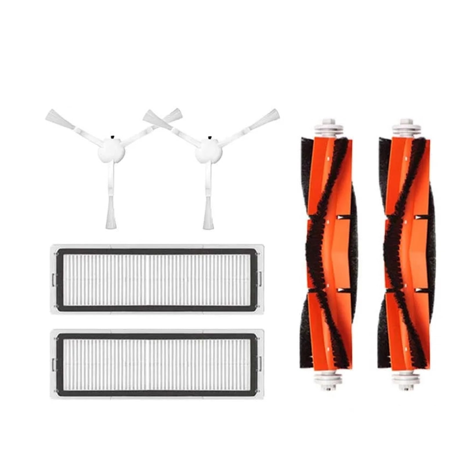 HIZON Side Main Brush Water Tank Mop Cloth HEPA Filter Parts Kit Robot Vacuum Cleaner Accessories，Compatible For Xiaomi，1C STYTJ01ZHM(Suit 4)