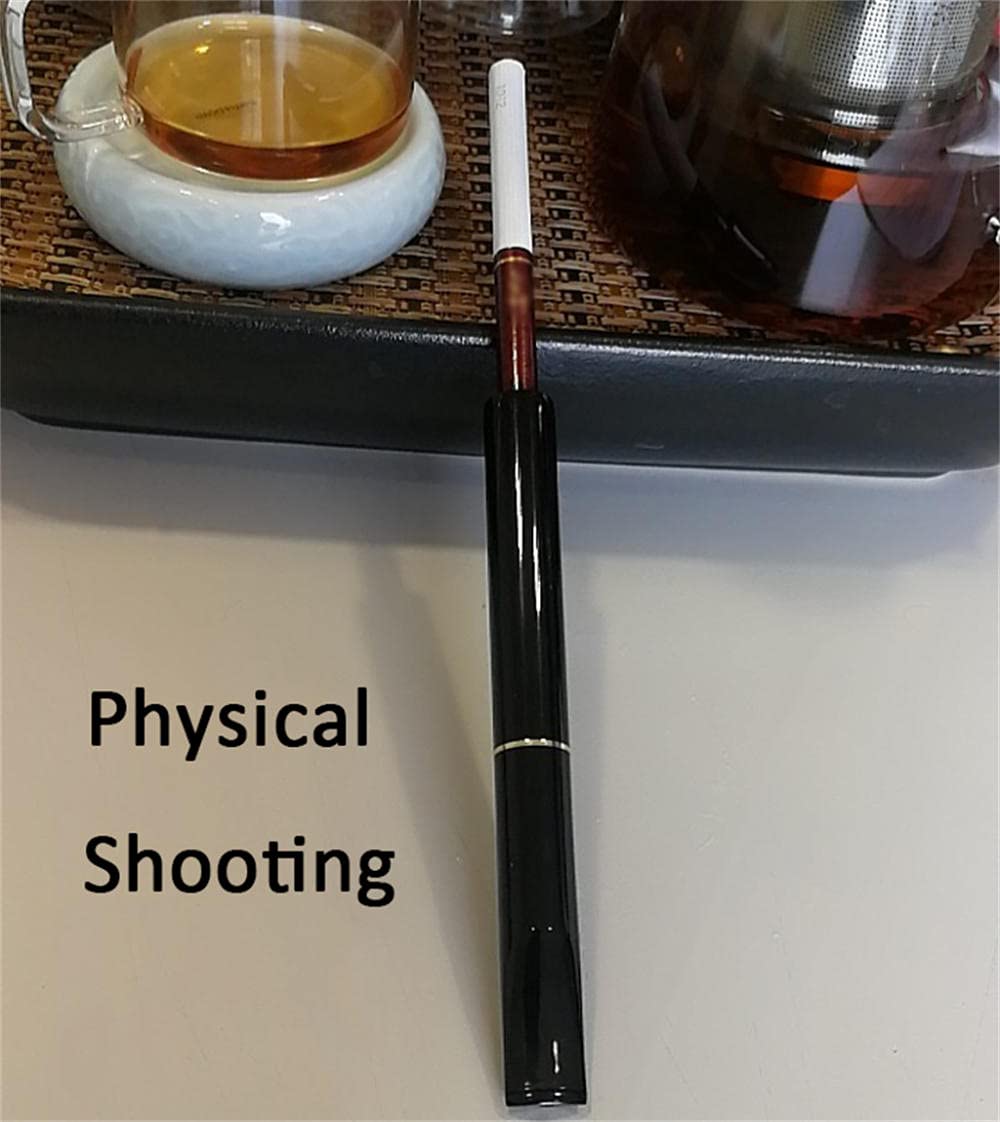 Bocchino a corno lungo, filtro di ricambio da 9 mm integrato, Bocchino da uomo personalizzato per sigarette di dimensioni normali