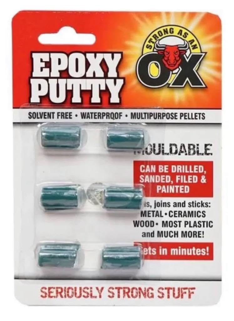 Epoxy Putty Repair Pellets, Waterproof Putty Pellets, Multipurpose Repair, Strong Solid Repair, Perfect for Ceramic, Metal, Wood Plastic Filler, Bonding Leaks