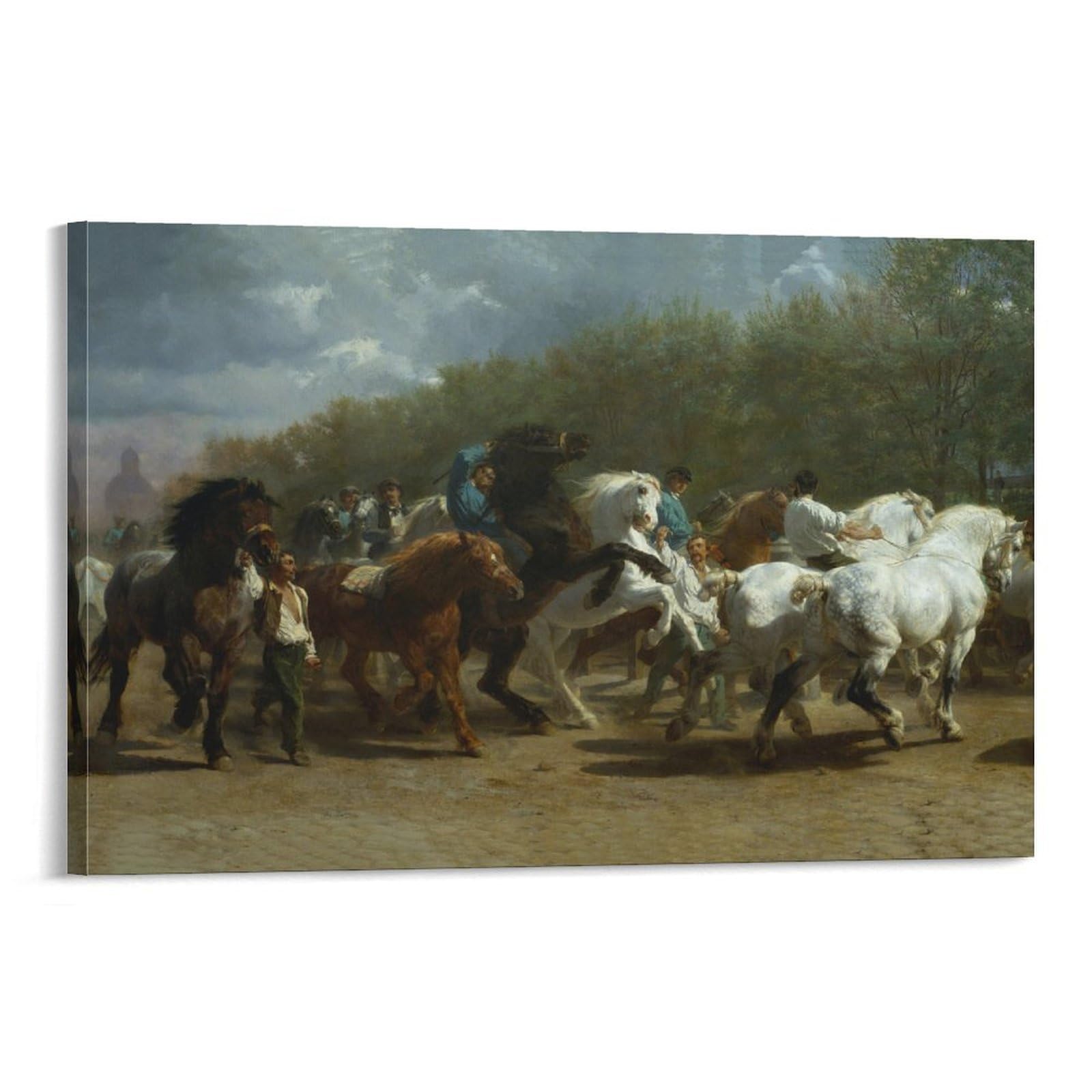 Amazon.com: generic Rosa Bonheur-The Horse Fair Painting On Canvas