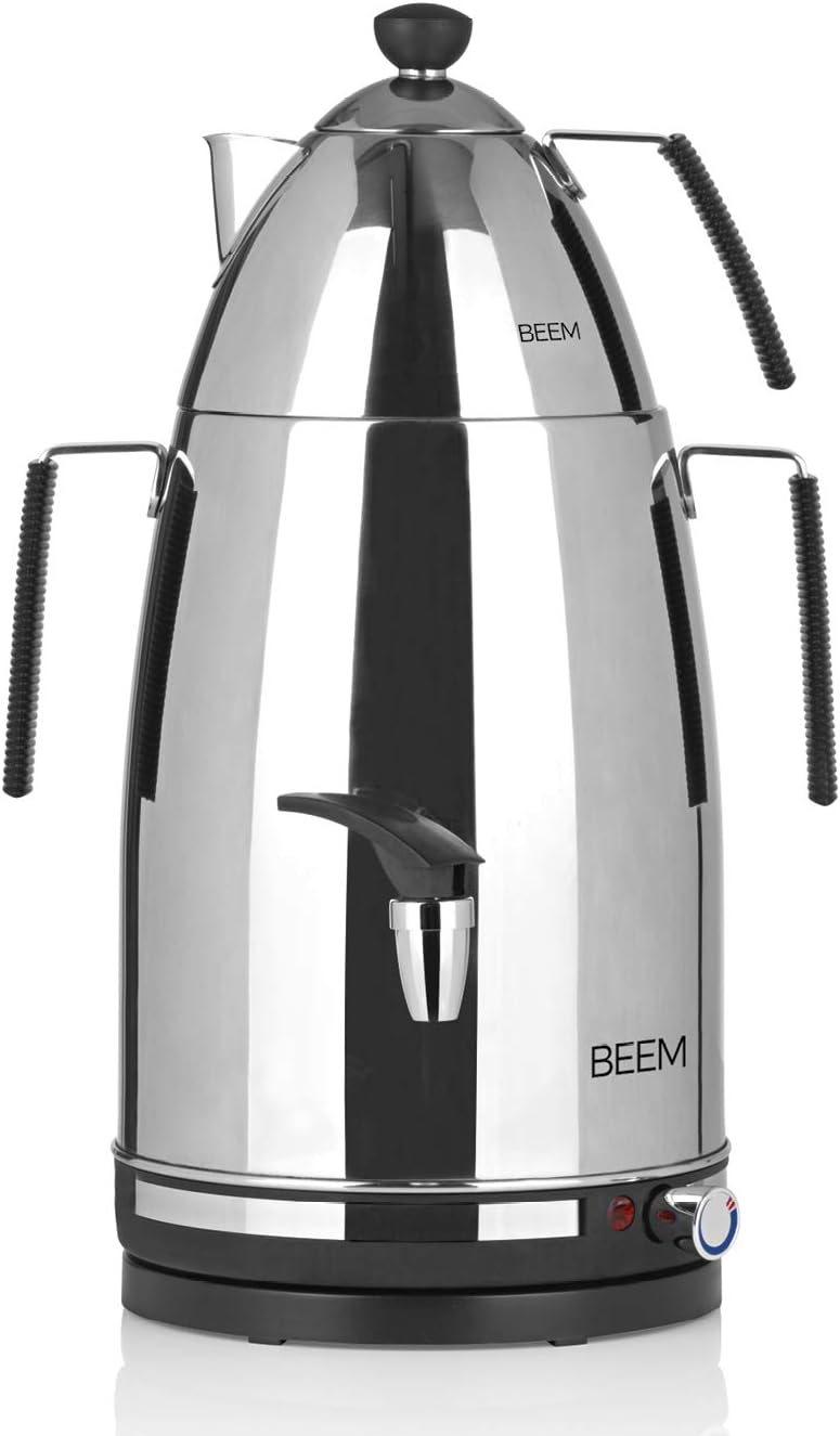 BEEM Mr. Tea 4.0 Litre Samoware, Stainless Steel