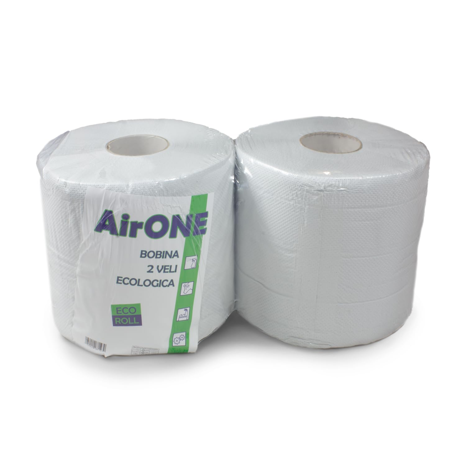 ETIK | Rotoloni Bobina Carta Industriale Alimentare | 1,50 Kg 800 Strappi Ciascuno | Carta Riciclata | Pack da 8 rotoloni